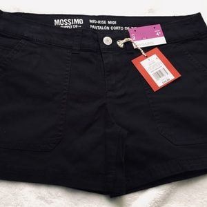 🆕 2 for $15 | Black Mid-Rise Midi Shorts